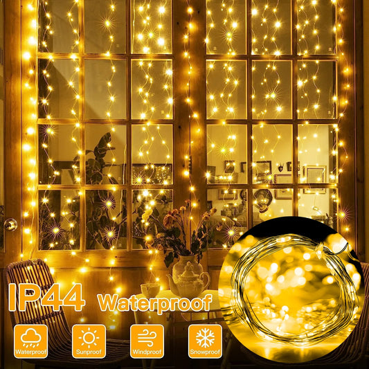 LED String Curtain Lights