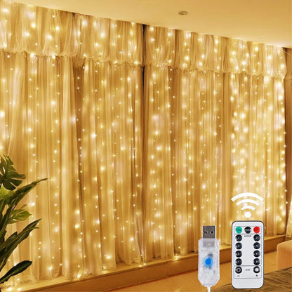 LED String Curtain Lights