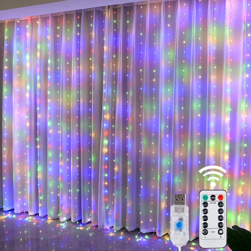 LED String Curtain Lights