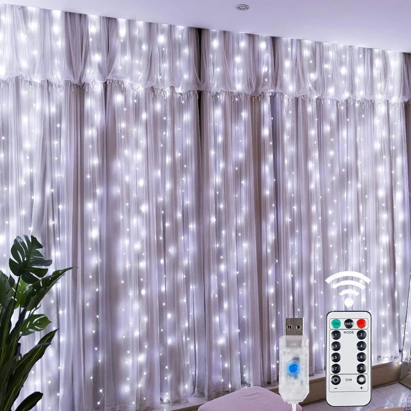 LED String Curtain Lights